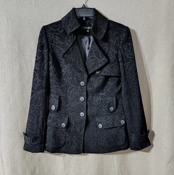 Nine West blazer size 6 color Black Long sleeves - Picture 12 of 15